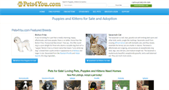 Desktop Screenshot of pets4you.com